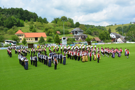 Marschmusikbewertung in Mühlgraben