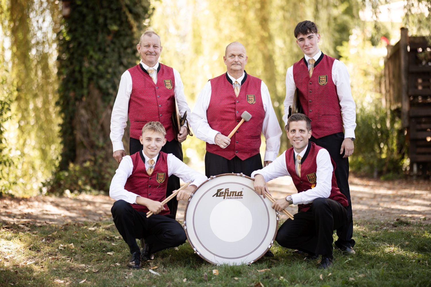 Schlagzeugregister des Musikvereins Minihof-Liebau