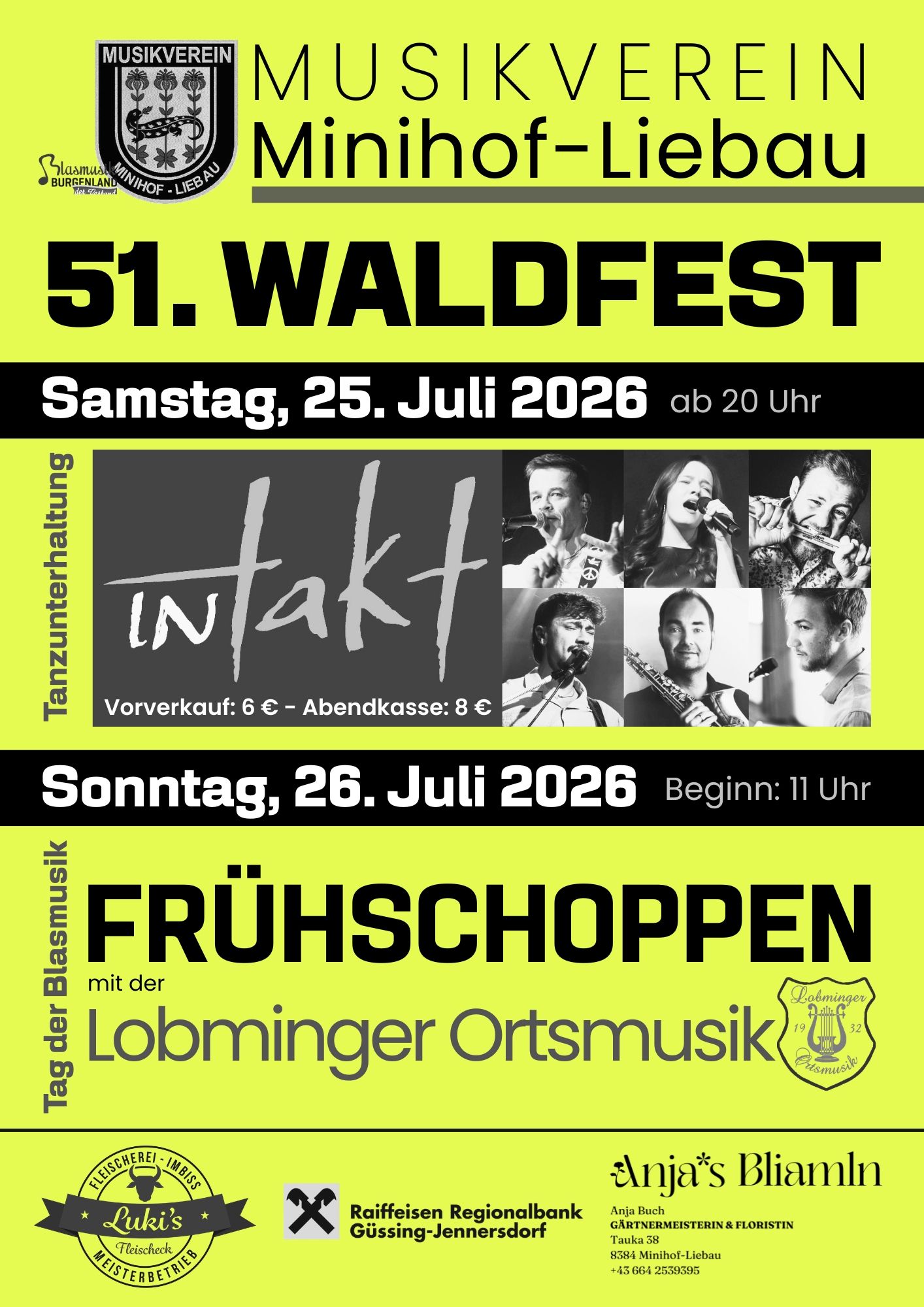 Plakat Waldfest 2026